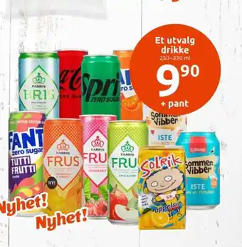Joker Et utvalg drikke tilbud