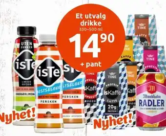 Joker Et utvalg drikke tilbud