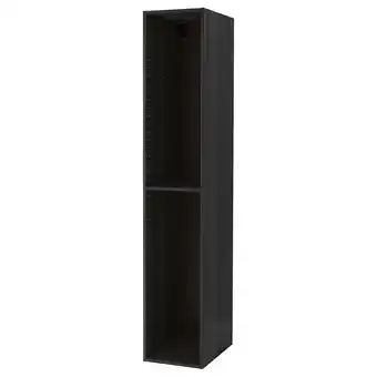IKEA Metod Høyskapstamme, tremønstret svart, 40x60x220 cm tilbud