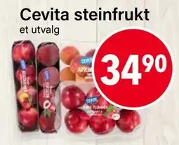 Nærbutikken Cevita steinfrukt tilbud