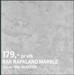 Flisekompaniet RAK RAPALANO MARBLE tilbud