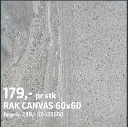 Flisekompaniet RAK CANVAS 60x60 tilbud