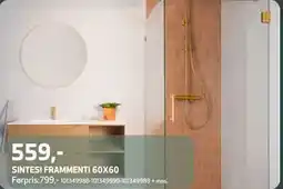 Flisekompaniet SINTESI FRAMMENTI 60X60 tilbud