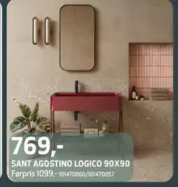 Flisekompaniet SANT AGOSTINO LOGICO 90X90 tilbud