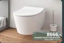 Flisekompaniet VEGGHENGT TOALETT TOTO RP M/SETE tilbud