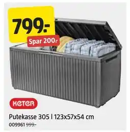 Jula Putekasse 305 l 123x57x54 cm tilbud