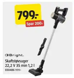 Jula Skaftstøvsuger 22,2 V 35 min 1,2 l tilbud