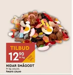 Coop Mega NIDAR SMÅGODT tilbud