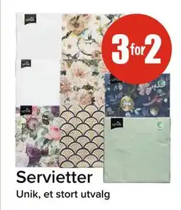 Spar Servietter tilbud