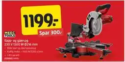Jula Kapp- og gjærsag 230 V 1500 W Ø216 mm tilbud