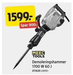 Jula Demoleringshammer 1700 W 60 J tilbud
