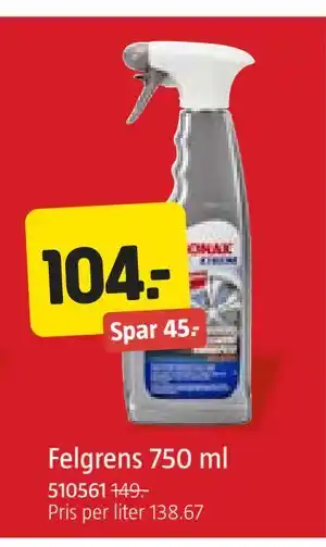 Jula Felgrens 750 ml tilbud