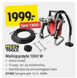 Jula Malingsprøyte 1300 W tilbud