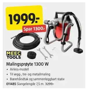 Jula Malingsprøyte 1300 W tilbud