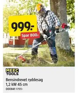 Jula Bensindrevet ryddesag 1,2 kW 45 cm tilbud
