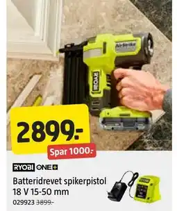 Jula Batteridrevet spikerpistol 18 V 15-50 mm tilbud