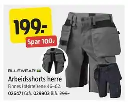 Jula Arbeidsshorts herre tilbud
