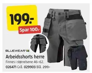 Jula Arbeidsshorts herre tilbud