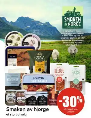 Spar Smaken av Norge tilbud