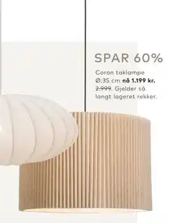 Skeidar Coron taklampe Ø:35 cm tilbud