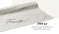 Skeidar Lærdal teppe tilbud