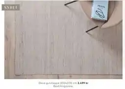 Skeidar Deva gulvteppe tilbud