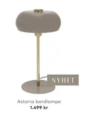 Skeidar Astoria bordlampe tilbud