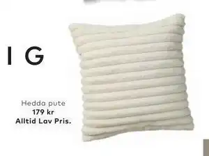 Skeidar Hedda pute tilbud