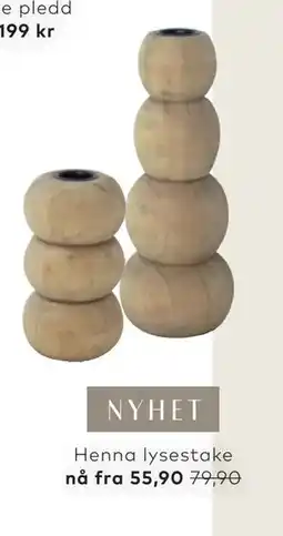 Skeidar Henna lysestake tilbud