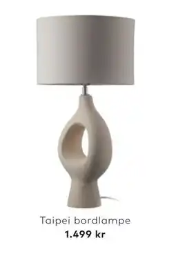 Skeidar Taipei bordlampe tilbud