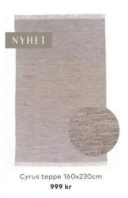 Skeidar Cyrus teppe tilbud