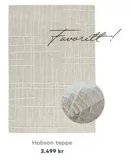 Skeidar Hobson teppe tilbud