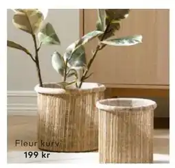 Skeidar Fleur kurv tilbud