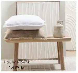 Skeidar Pauline benk tilbud