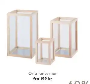 Skeidar Orla lanterner tilbud