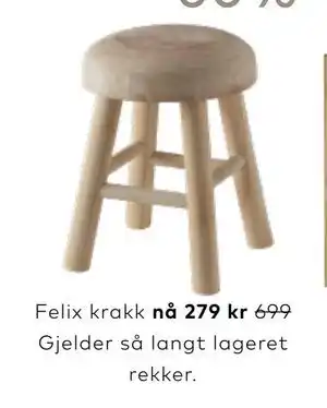 Skeidar Felix krakk tilbud
