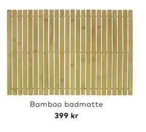 Skeidar Bamboo badmatte tilbud