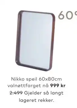 Skeidar Nikko speil tilbud