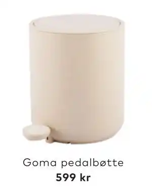 Skeidar Goma pedalbøtte tilbud