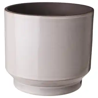 IKEA Honungspalm Blomsterpotte, inne/ute/grå/beige, 15 cm tilbud