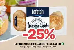 Matkroken LOFOTEN HJEMMELAGDE FISKEKAKER tilbud