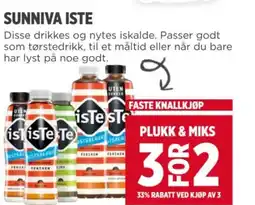 Meny SUNNIVA ISTE tilbud