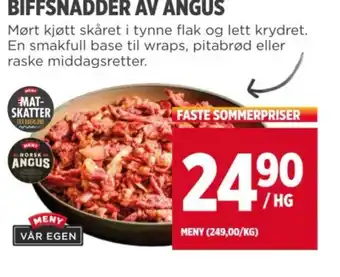 Meny BIFFSNADDER AV ANGUS tilbud