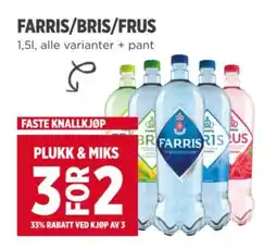 Meny FARRIS/BRIS/FRUS tilbud