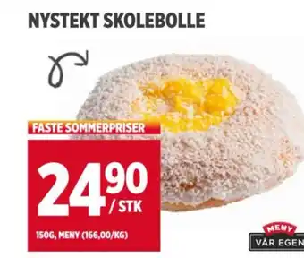 Meny NYSTEKT SKOLEBOLLE tilbud
