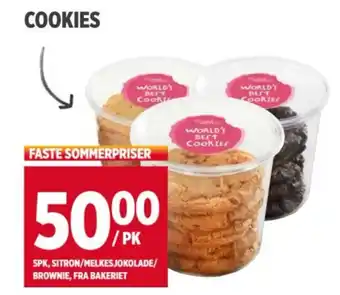 Meny COOKIES tilbud