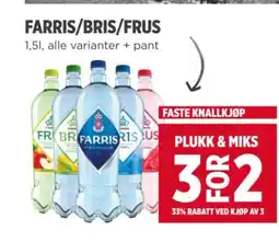 Meny FARRIS/BRIS/FRUS tilbud