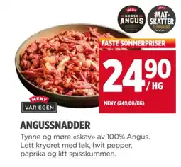 Meny ANGUSSNADDER tilbud