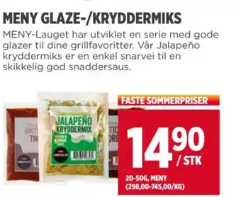Meny MENY GLAZE-/KRYDDERMIKS tilbud