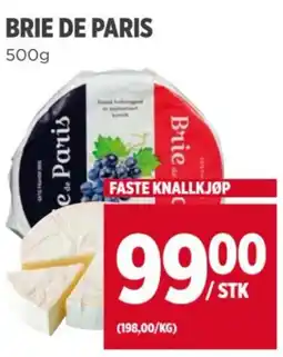 Meny BRIE DE PARIS tilbud